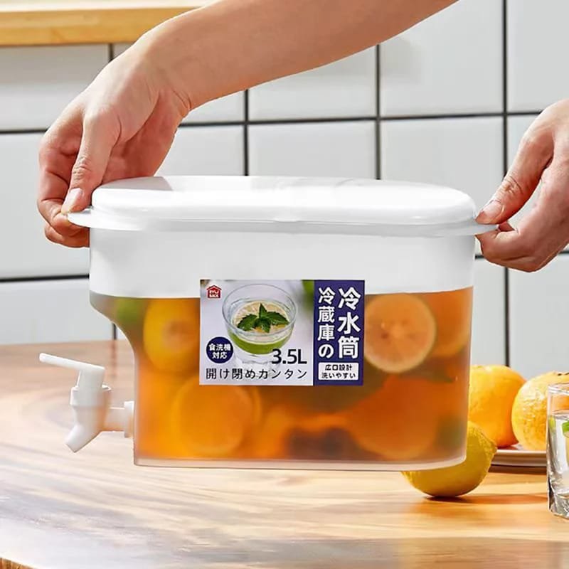 ৩.৫ লিটার জুস কন্টেইনার ডিস্পেন্সার টেপসহ🥤3.5 Litre Juice Container With Dispenser Tap
