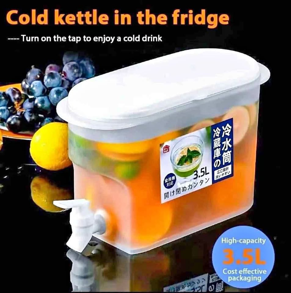 ৩.৫ লিটার জুস কন্টেইনার ডিস্পেন্সার টেপসহ🥤3.5 Litre Juice Container With Dispenser Tap